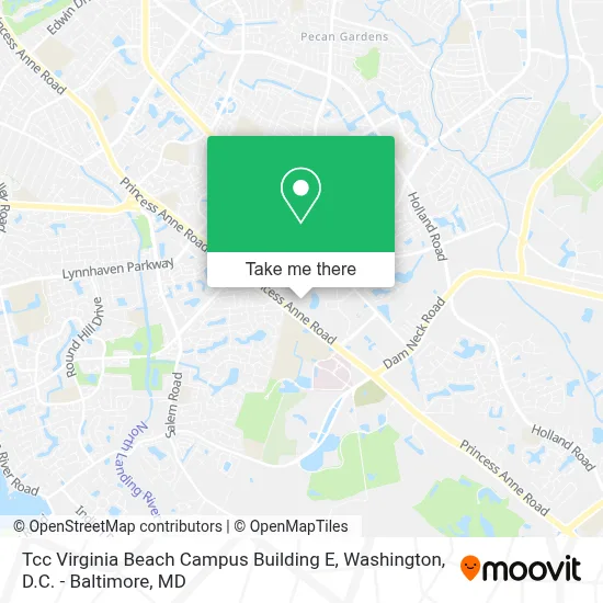 Tcc Virginia Beach Campus Building E map