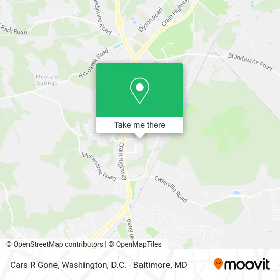 Cars R Gone map