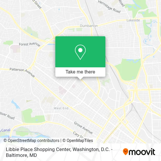 Libbie Place Shopping Center map
