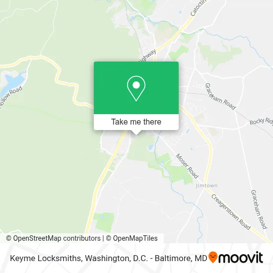 Keyme Locksmiths map