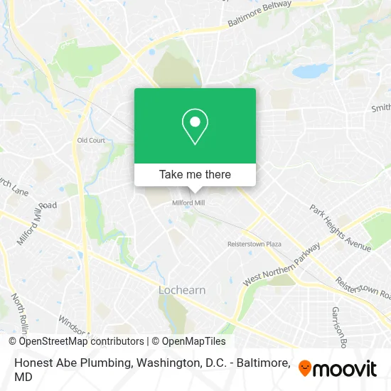 Honest Abe Plumbing map