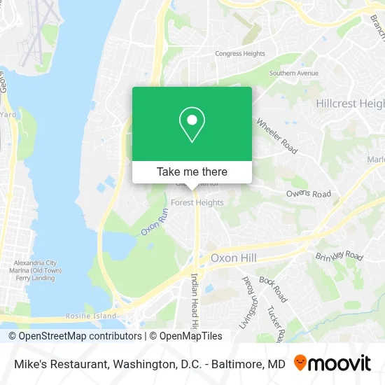Mike's Restaurant map