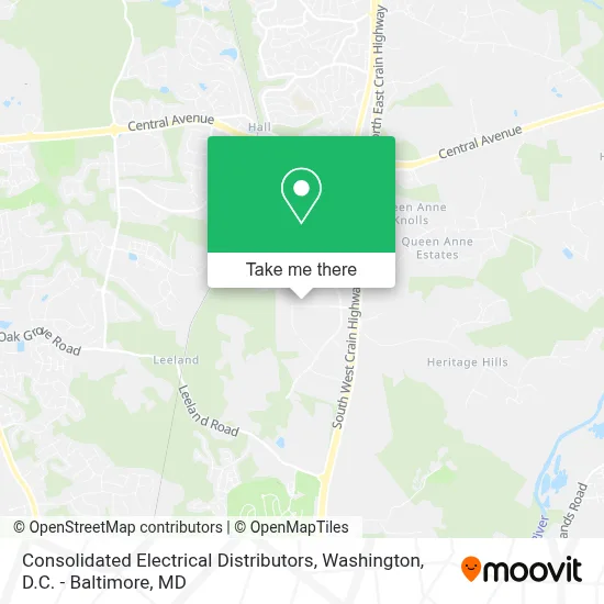 Consolidated Electrical Distributors map