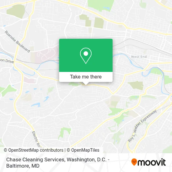 Chase Cleaning Services map