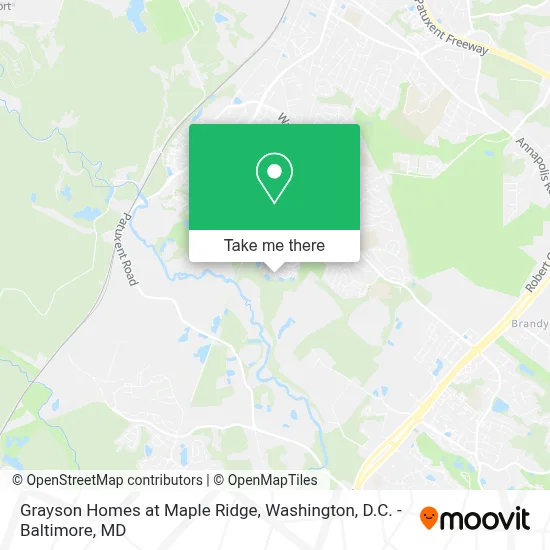 Grayson Homes at Maple Ridge map