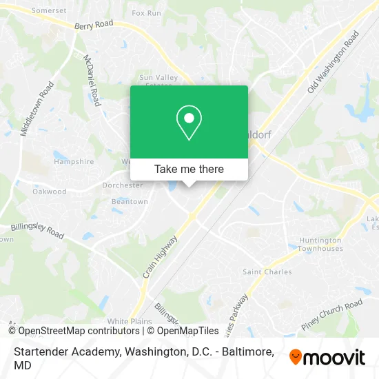 Startender Academy map
