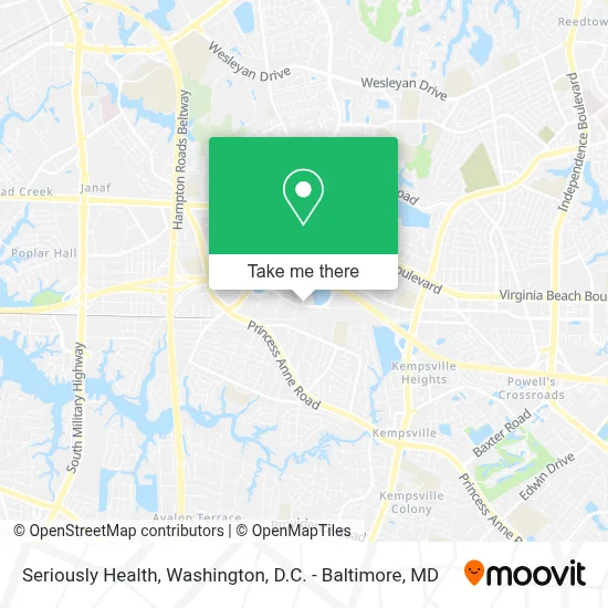 Seriously Health map