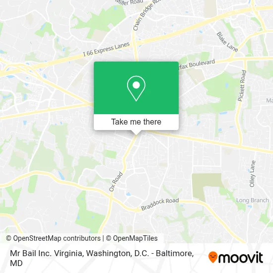 Mr Bail Inc. Virginia map