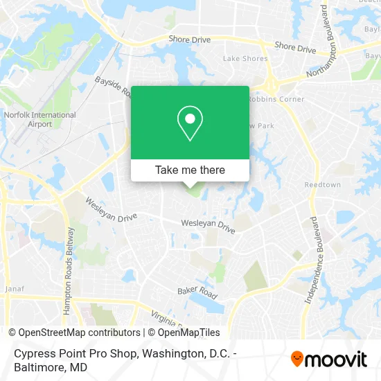 Cypress Point Pro Shop map