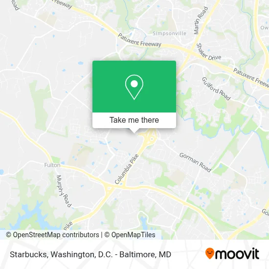 Starbucks map