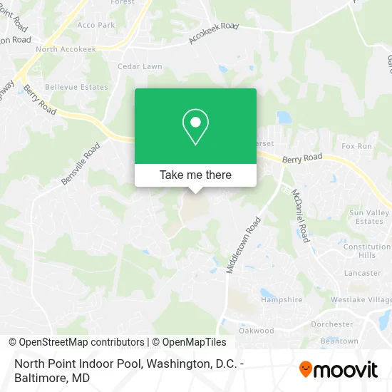 North Point Indoor Pool map