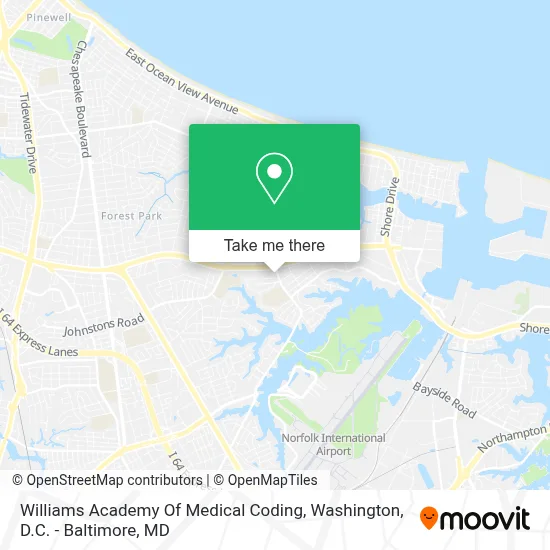 Williams Academy Of Medical Coding map