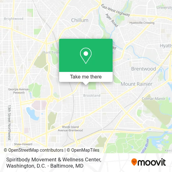 Spiritbody Movement & Wellness Center map