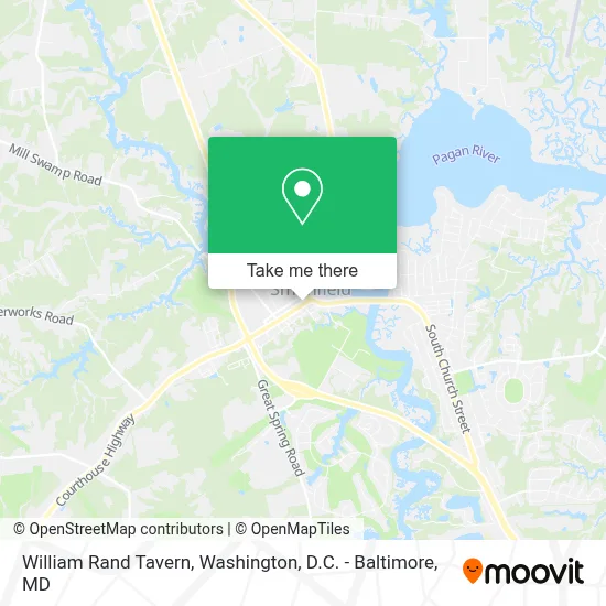 William Rand Tavern map
