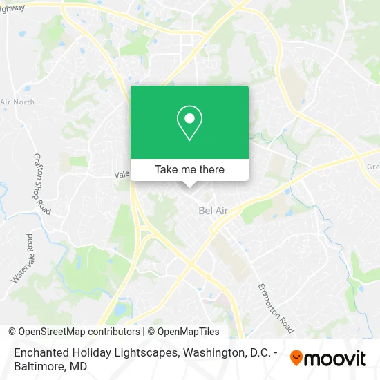 Enchanted Holiday Lightscapes map