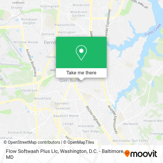 Flow Softwash Plus Llc map
