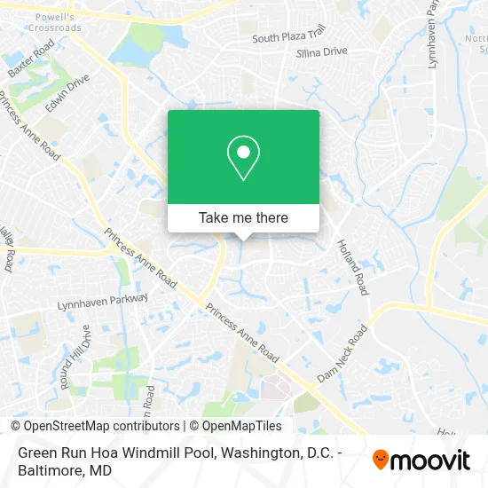 Green Run Hoa Windmill Pool map