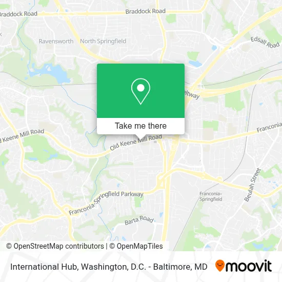Hub International map