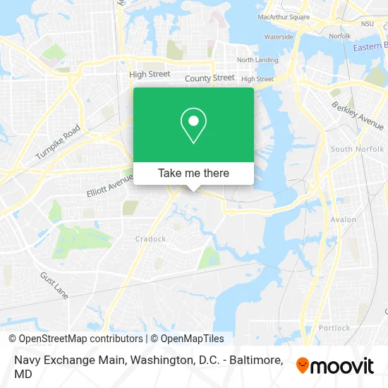 Navy Exchange Main map