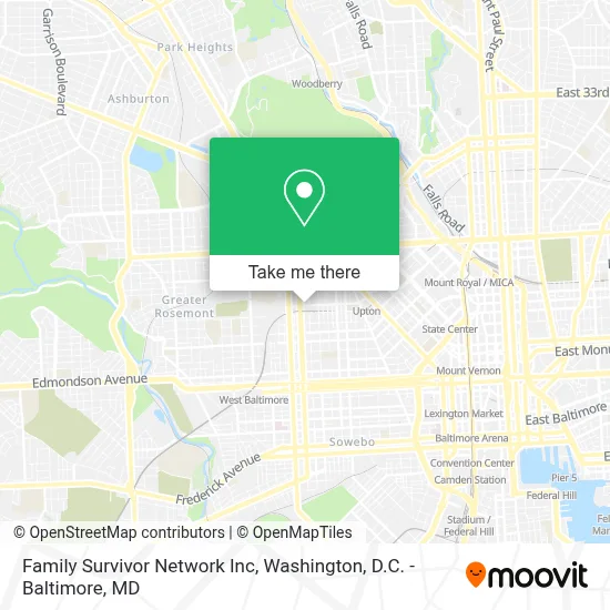 Family Survivor Network Inc map