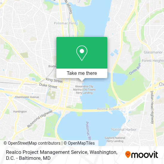 Realco Project Management Service map