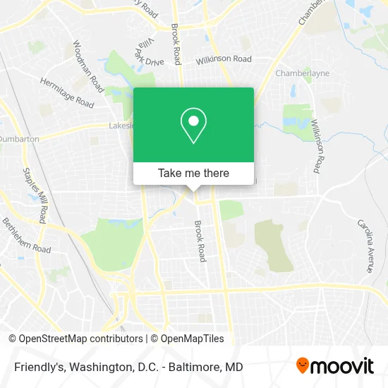 Friendly's map