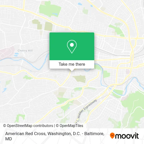 American Red Cross map