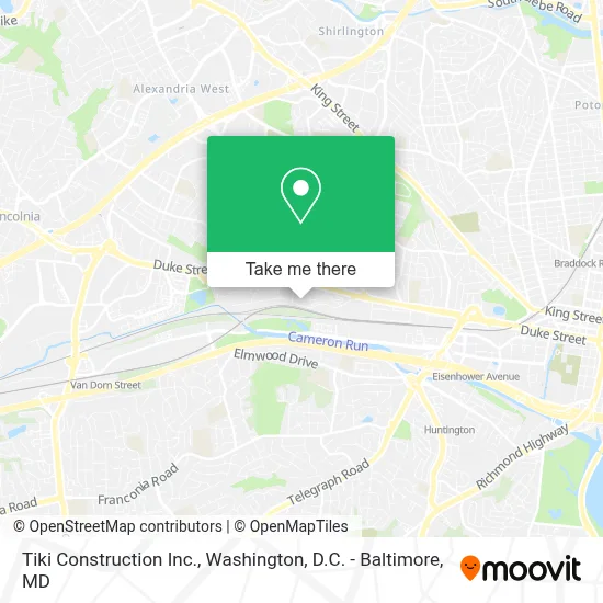 Tiki Construction Inc. map