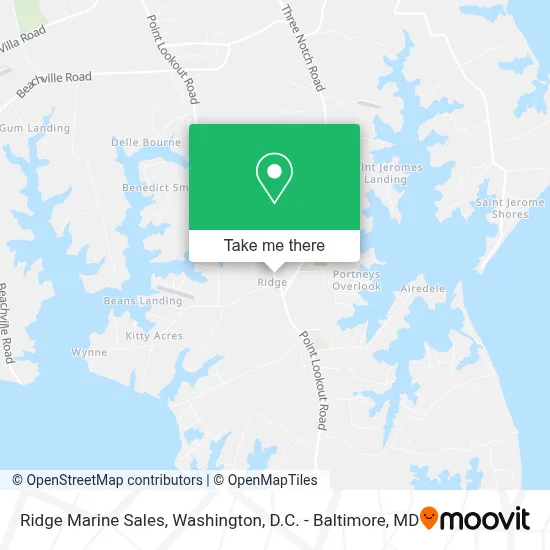 Ridge Marine Sales map