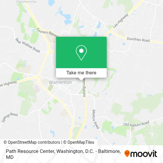 Path Resource Center map