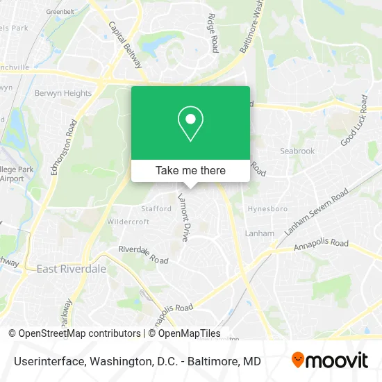 Userinterface map