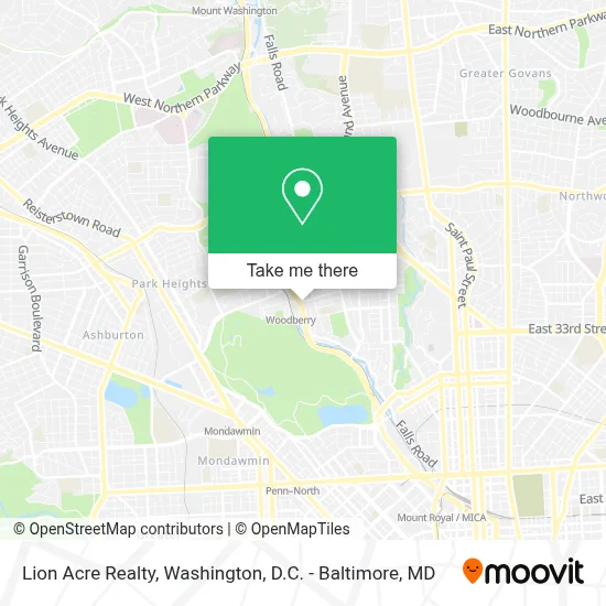 Lion Acre Realty map