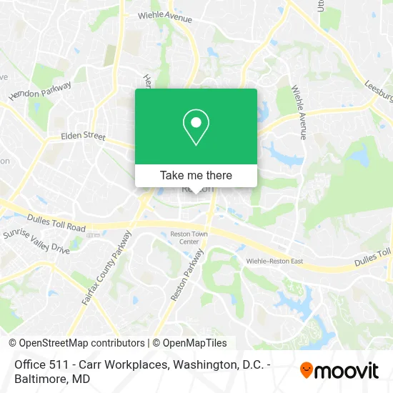 Office 511 - Carr Workplaces map
