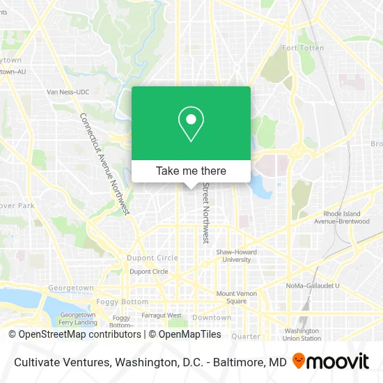 Cultivate Ventures map