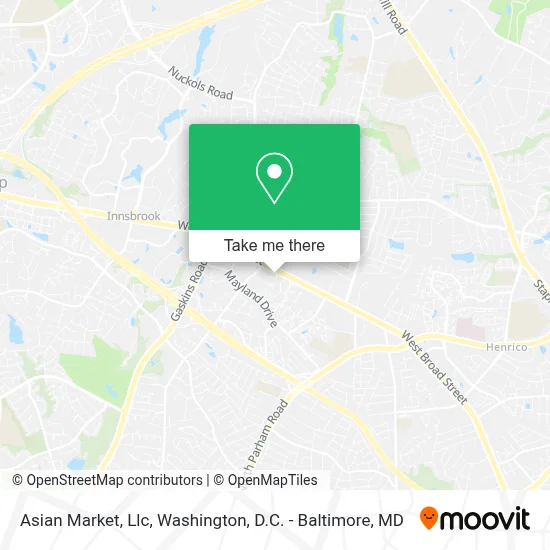 Asian Market, Llc map