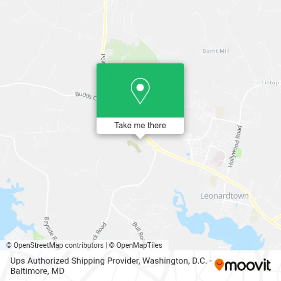 Ups Authorized Shipping Provider map