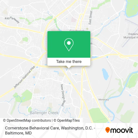 Cornerstone Behavioral Care map