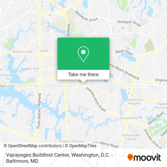 Vajrayogini Buddhist Center map