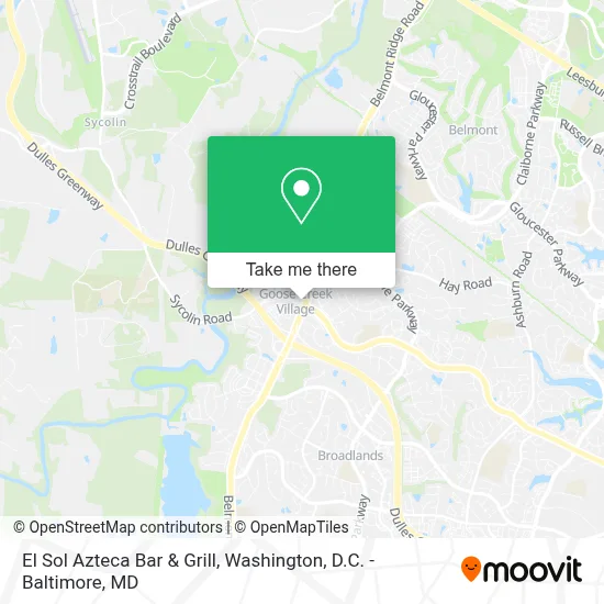El Sol Azteca Bar & Grill map