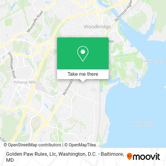 Golden Paw Rules, Llc map
