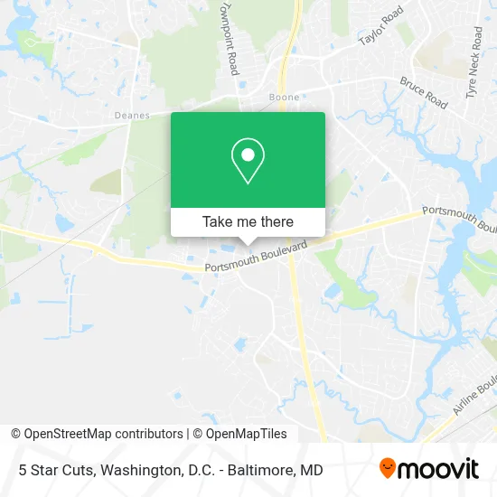 5 Star Cuts map