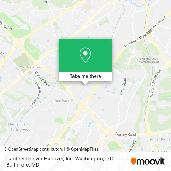 Gardner Denver Hanover, Inc map