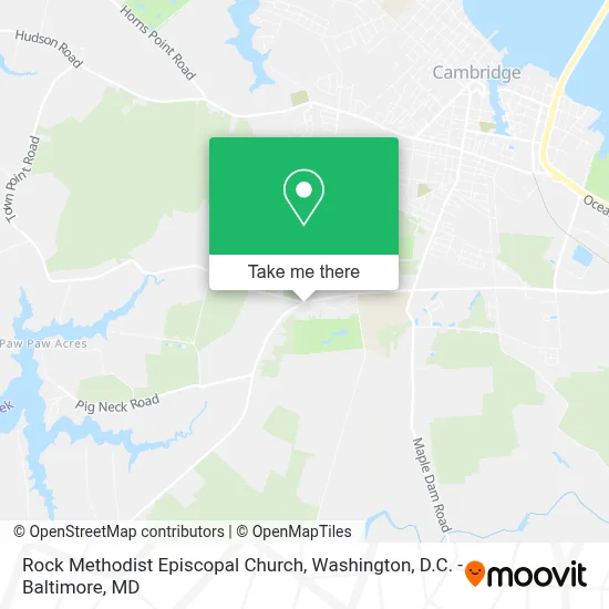 Rock Methodist Episcopal Church map