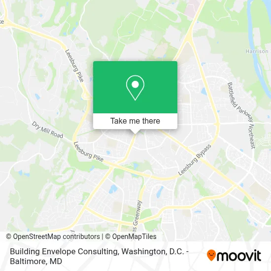 Building Envelope Consulting map