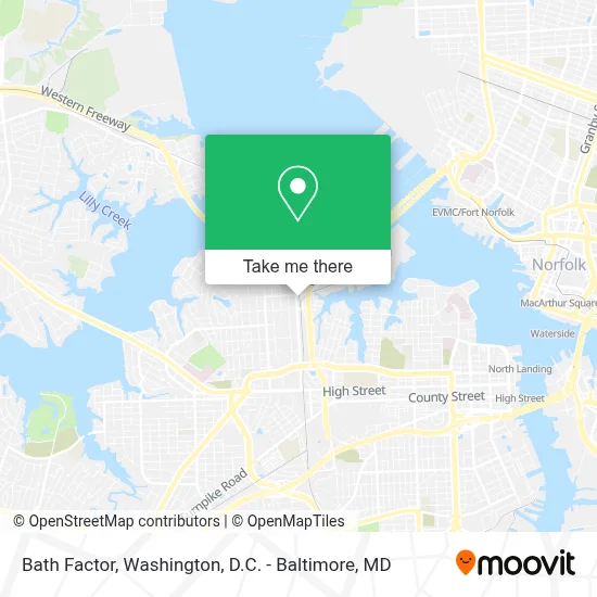 Bath Factor map