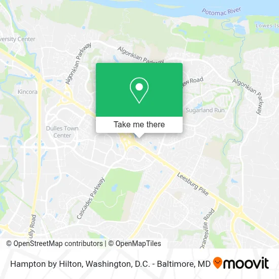 Hampton by Hilton map