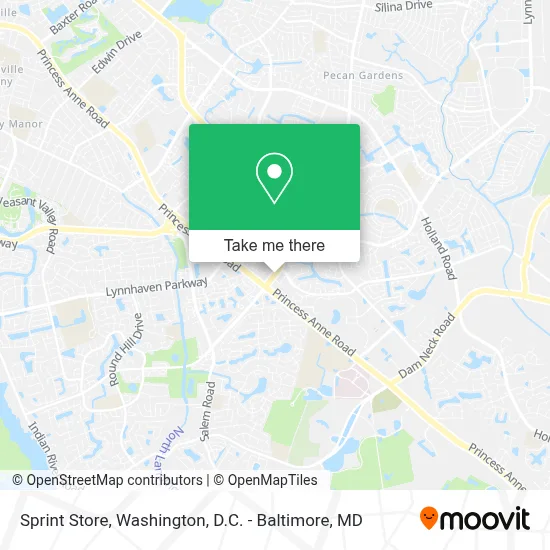 Sprint Store map
