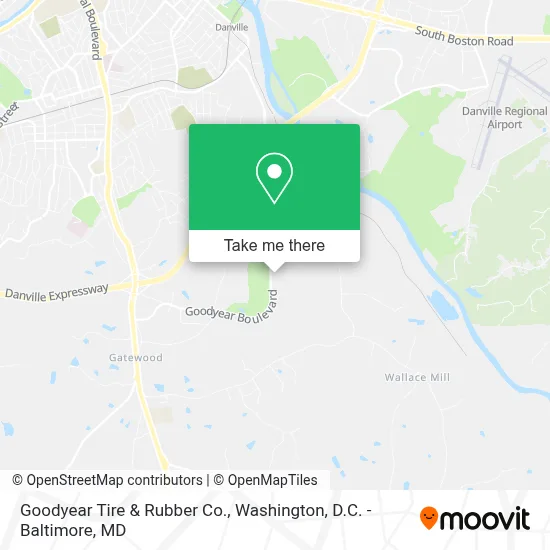 Goodyear Tire & Rubber Co. map