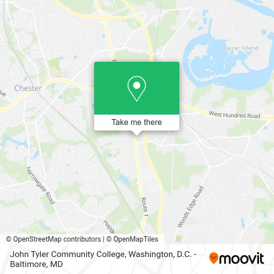 John Tyler Community College map