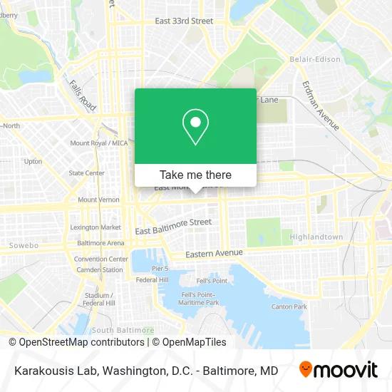 Karakousis Lab map